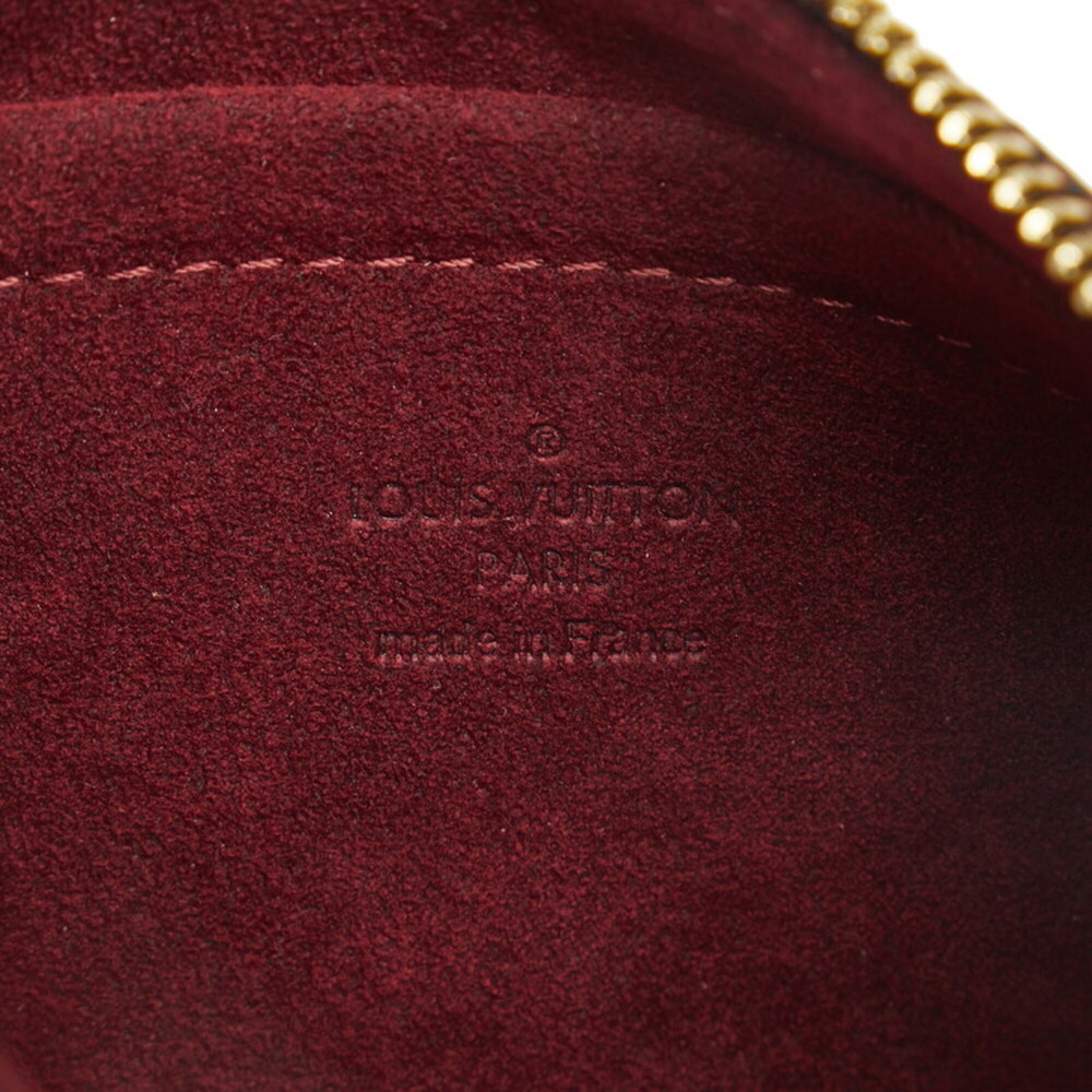 LOUIS VUITTON Authentic Brown Leather Pochette Pouch - Picture 7 of 10